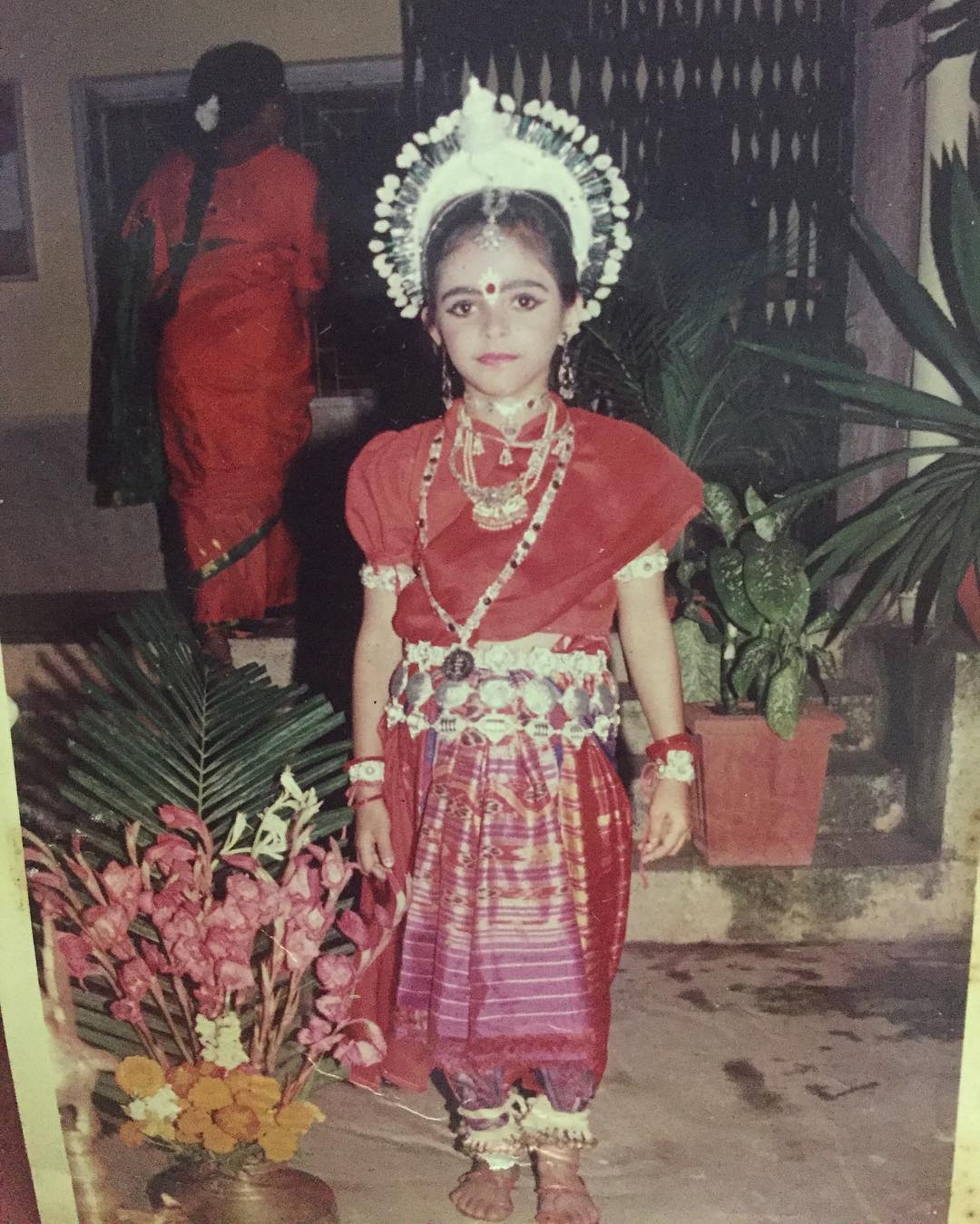 Childhood image of Madhurima Tuli