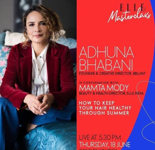 Adhuna Akhtar on the cover of a magazine