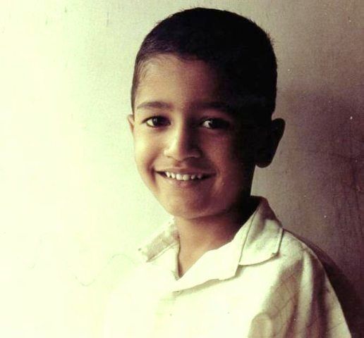 Vicky Kaushal childhood pic