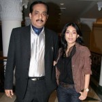 Amrita Rao with her father
