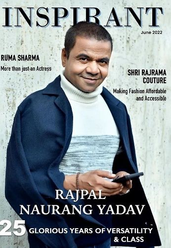 Rajpal Yadav featured on the cover of a magazine
