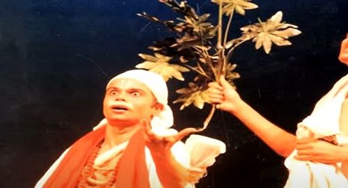 Rajpal Yadav in a theatre play