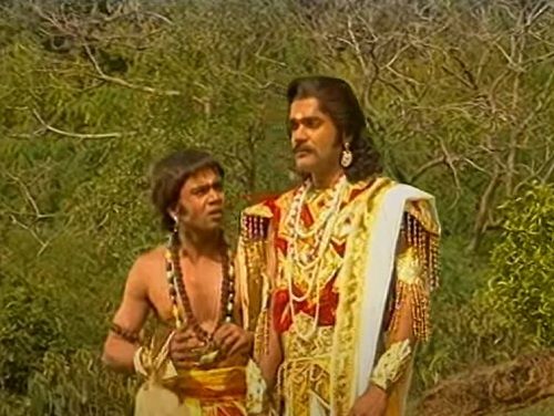Rajpal Yadav in the TV series ‘Svapnavāsavadattam’ (1992)