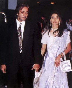 Sanjay Dutt with his ex-wife Rhea Pillai