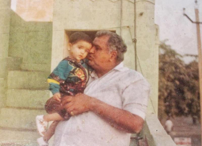 Shirley Setia With Her Grandfather