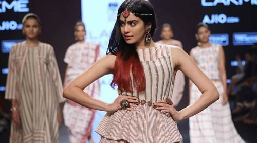 Adah Sharma in a fashion show