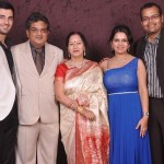 Aditya Seal with his parents, elder sister and brother-in-law Rohit Shrivastava