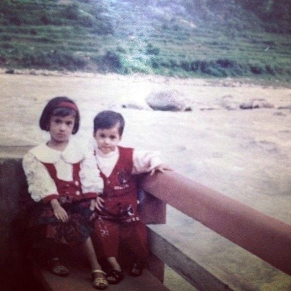 Disha Patani (Right) And Her Elder Sister In Their Childhood
