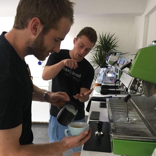 Kane Williamson Trying His Hands In Brewing Coffee