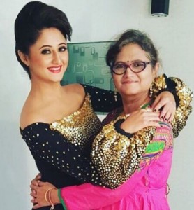 Rashmi Desai with her mother