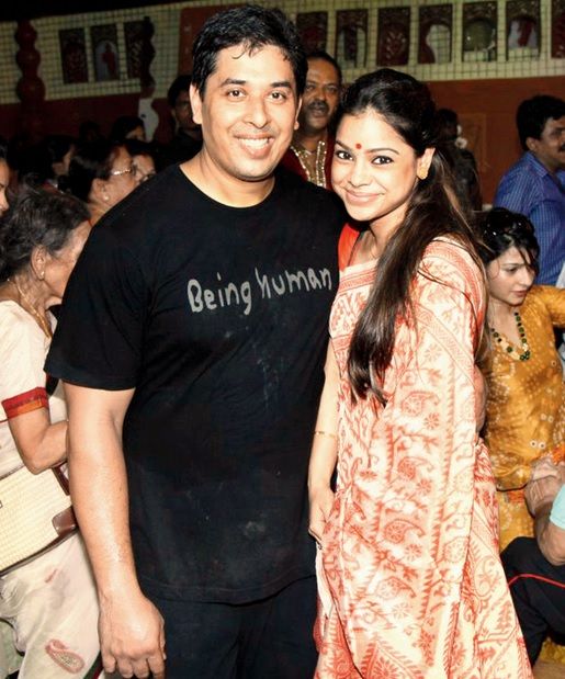Sumona Chakravarti with her rumoured ex-boyfriend Samrat Mukherjee