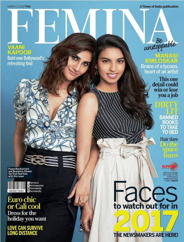 Vaani Kapoor on the Cover of Femina Magazine