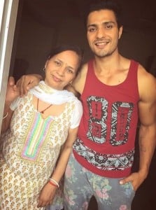 VIn Rana with his mother
