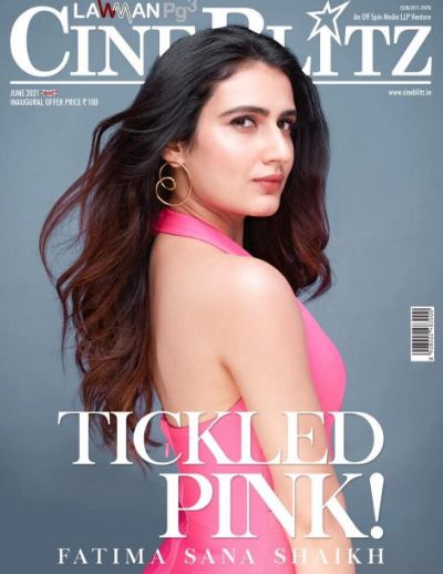 Fatima Sana Shaikh on the cover of the Cine Blitz magazine