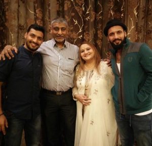 Punit Pathak with his family