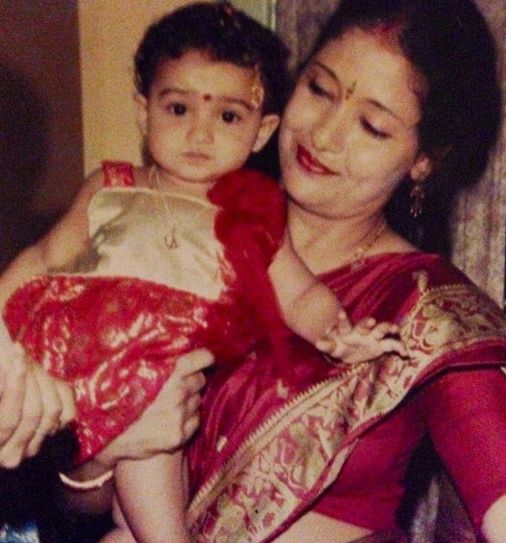 Tridha Choudhury in childhood