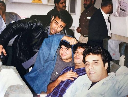 A throwback picture of Sajid Khan while he was shooting for the film Ikke Pe Ikka