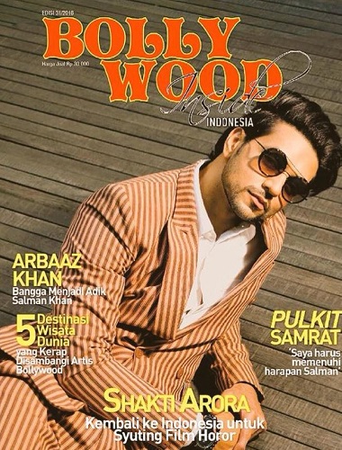 Shakti Arora featured on a magazine cover