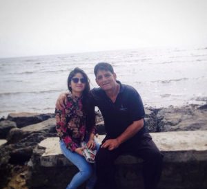 Zaira Wasim with her father
