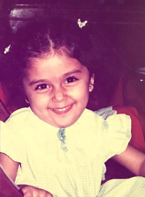 Aarti Chabria in her childhood