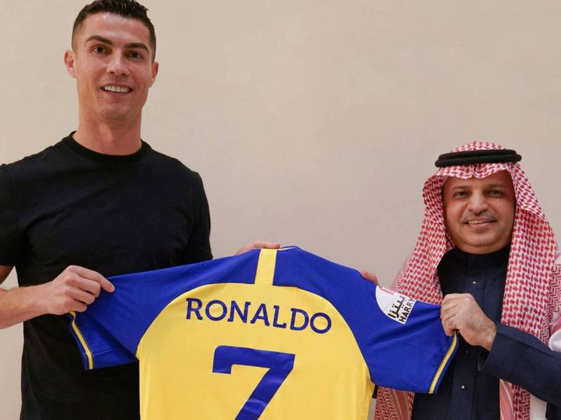 Cristiano Ronaldo after joining the Saudi Arabian club Al Nassr