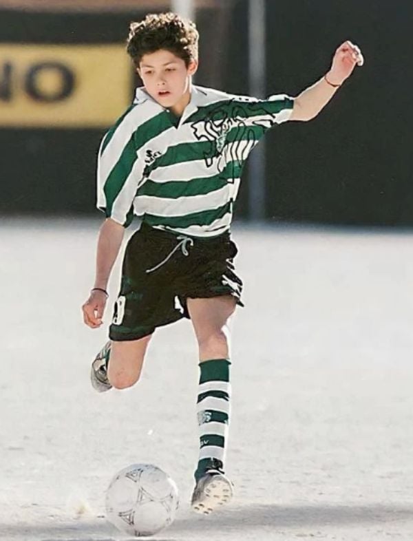Cristiano Ronaldo during the initial years of his football career