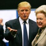 Donald Trump with his sister Maryanne Trump Barry