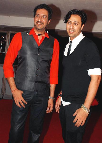 Sulaiman Merchant with his brother Salim Merchant