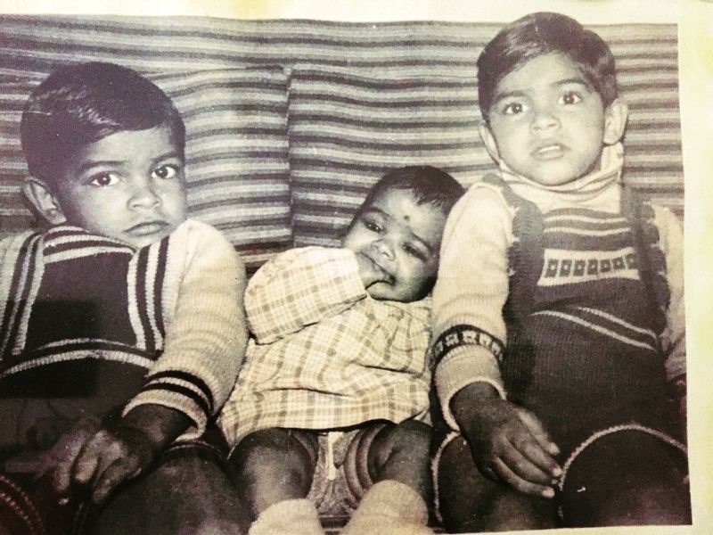 Childhood Picture of Raghu Ram