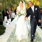 Criss Judd and Jennifer Lopez on their wedding day.