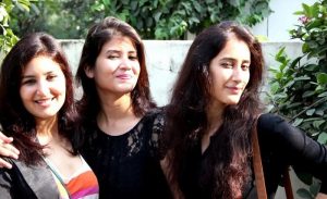 Namita Dubey with her sisters, Ratna & Ankita