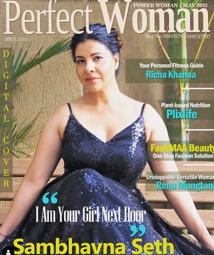 Sambhavna Seth featured on a magazine cover