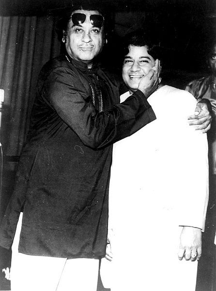 Anup Jalota with Kishore Kumar