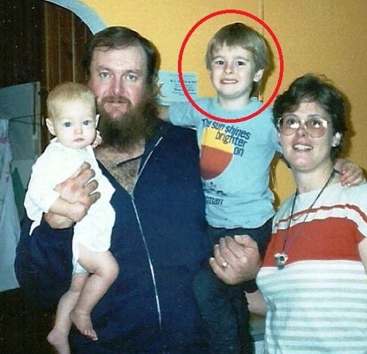 Braun Strowman's childhood photo with his family
