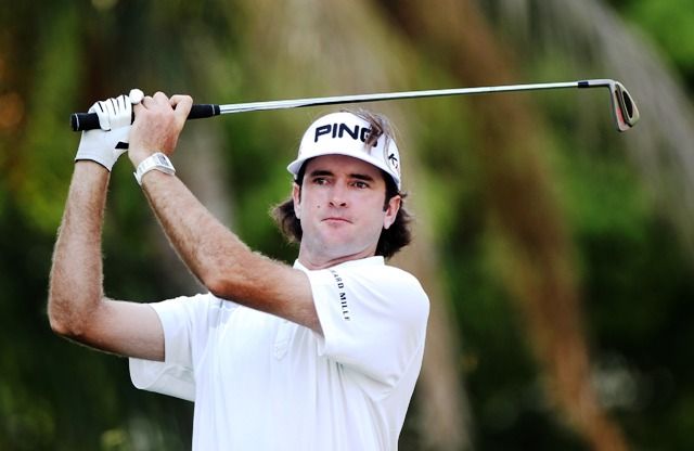 Bubba Watson with his mother