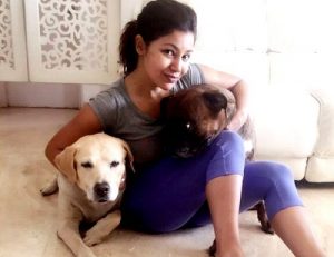 Debina Bonnerjee loves dogs