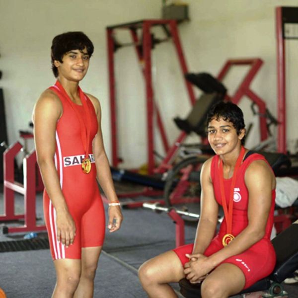 Geeta and Babita Phogat During Their Training
