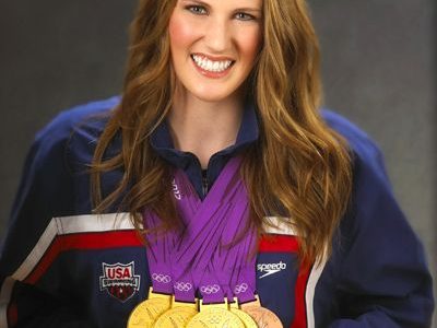 Missy Franklin with all her hard work!
