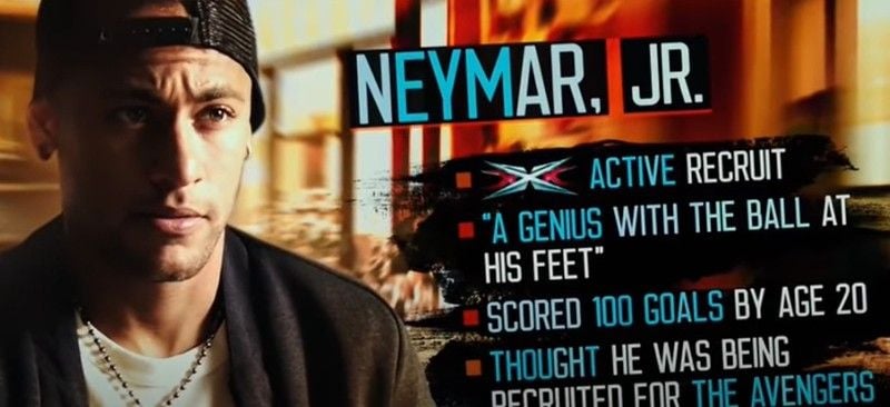 Neymar during a still from the film XXX Return of Xander Cage