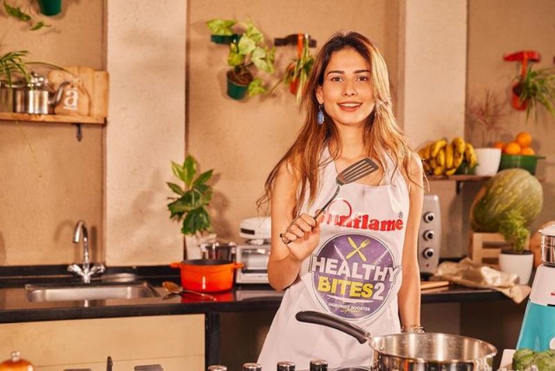 Aneri poses for Sunflame Healthy Bites