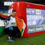 Devendra Jhajharia at the Athens Paralympics