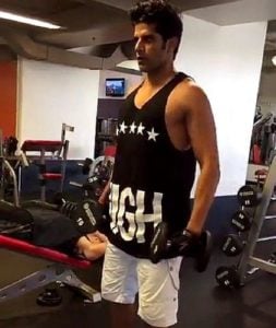 Karanvir Bohra at Gym