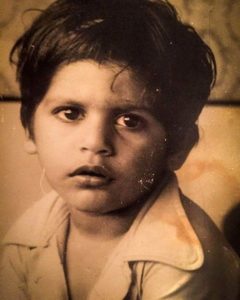 Karanvir Bohra childhood pic