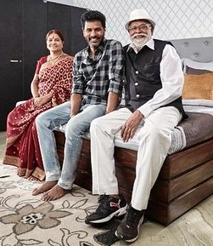 Prabhu Deva with His Parents