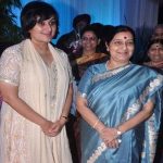 Sushma Swaraj with her Daughter Bansuri Kaushal