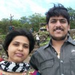 Trupti Desai with her husband