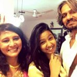 Vijay Raaz with his wife Krishna Raaz and daughter Tanishka Raaz