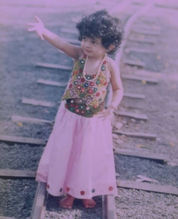 A childhood picture of Swini Khara