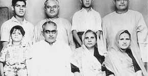 Atal Bihari Vajpayee (Standing Extreme Right) With His Siblings