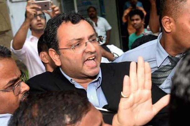Cyrus Mistry outside the court